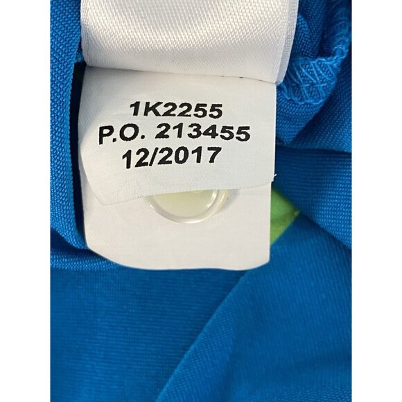 Vineyard Vines Golf Polo Blue Green Stripes Men’s XL Performance Stretch Whale - Picture 9 of 15